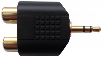 Adaptor audio Jack 3.5mm - 2 x RCA