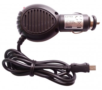 Alimentator auto pentru GPS / DVR / GSM cu mufa miniusb