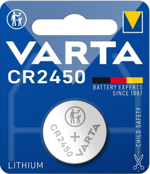 Baterie CR2450 VARTA pentru cheie si telecomanda auto