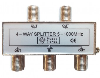 Distribuitor semnal TV 4 cai 5-1000 Mhz