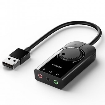 Placa de sunet externa USB, UGREEN