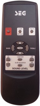 Telecomanda compatibila pentru sistem audio SEG HSS30