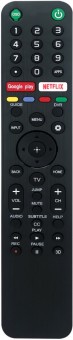 Telecomanda pentru televizor SONY Smart TV, Compatibila: RMF-TX500E, RMF-TX600E