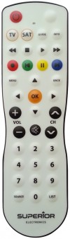 Telecomanda Superior Safe ce poate fi curatata si dezinfectata.