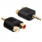 Adaptor audio Jack 3.5mm - 2 x RCA