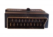 Adaptor SCART - 3 x RCA si S-Video cu comutator