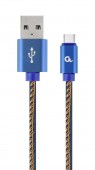 Cablu alimentare si date USB - USB Type-C model Jeans