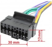 Cablu conector ISO 16 Pini pentru JVC casetofon / player auto