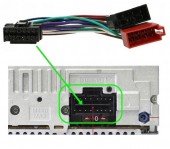 Cablu ISO pentru playere / radio casetofoane auto SONY cu 16 pini