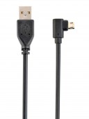CABLU MicroUSB cu dubla fata, conector 90 grade