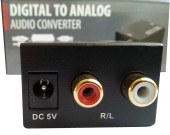 Convertor digital Optic / Coaxial la RCA analogic
