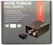 Convertor digital Optic / Coaxial la RCA analogic