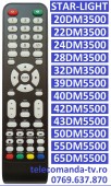 Telecomanada pentru STARLIGHT 20DM3500