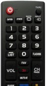 Telecomanda compatibila AKB75055701 pentru LG LED, SMART TV, 3D