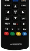 Telecomanda compatibila AKB75055701 pentru LG LED, SMART TV, 3D