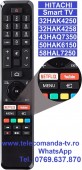 Telecomanda pentru HITACHI Smart TV 32HAK4250, 43HAQ7350