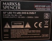 Telecomanda pentru MARKS&SPENCER LCD / LED TV