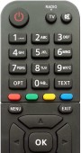 Telecomanda pentru receptor Focus HD, KAON, MZ-52, KSTB2097