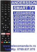 Telecomanda pentru Andersson LED2445HDA, LED3245FHDA, LED4345UHDA