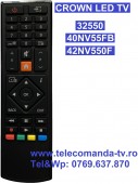 Telecomanda pentru televizor CROWN 32550, 40NV55FB, 42NV550F