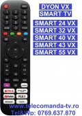Telecomanda pentru televizor DYON SMART 24VX, 32VX, 40VX, 43VX