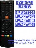 Telecomanda pentru televizor HYUNDAI HLP24T354, FLP32T343, FLP43T354