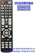 Telecomanda pentru VORTEX V24TPHDE1, V32TPHDE1, V39TPHE01