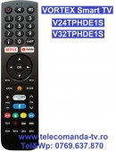 Telecomanda pentru VORTEX V24TPHDE1S, V32TPHDE1S Smart TV