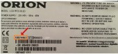 Telecomanda RC3902 pentru televizor Orion  PIF22, PIF24, PIF32