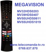 Telecomanda RC4390P pentru MEGAVISION Smart TV